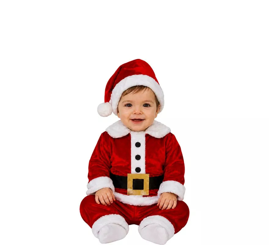 Disfraz de Papá Noel con Cinturón para bebé