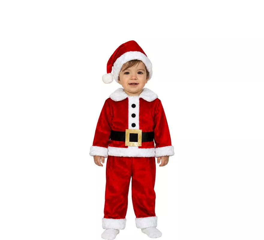 Disfraz de Papá Noel con Cinturón para bebé