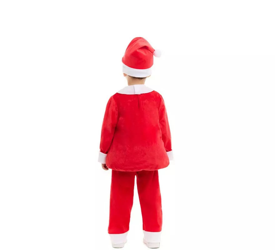 Disfraz de Papá Noel con gorro para bebé y niño