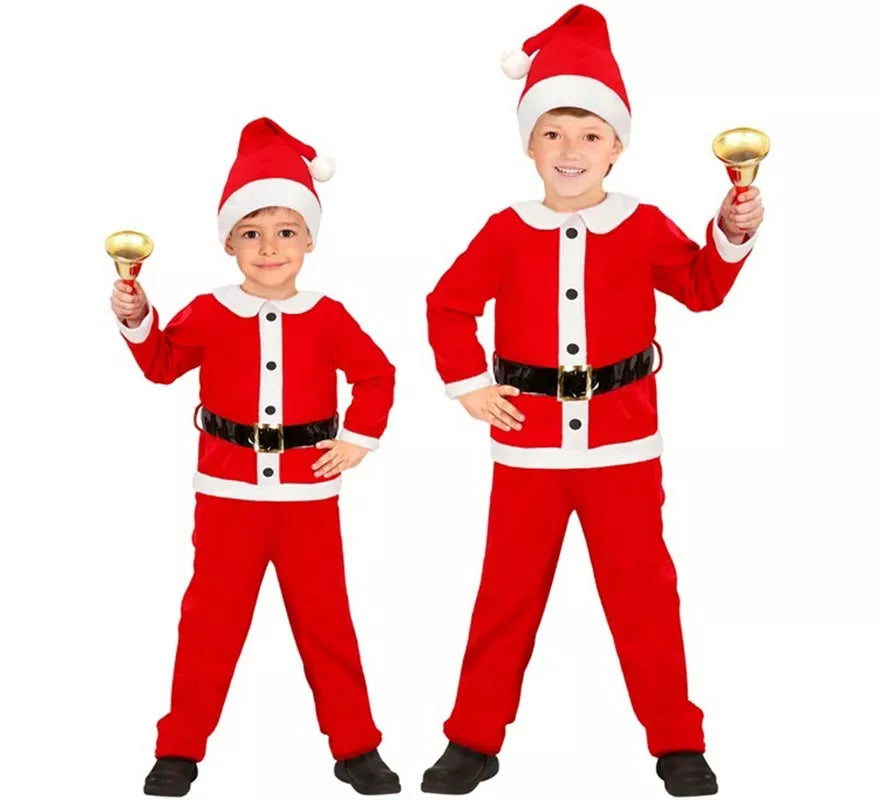 Translation missing: en.Disfraz de Papá Noel de Franela para niño