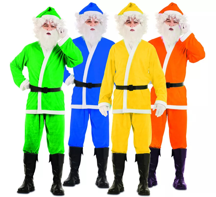 Translation missing: en.Disfraz de Papa Noel Naranja para hombre