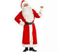 Disfraz de Papá Noel Súper Lujo de Terciopelo para hombre