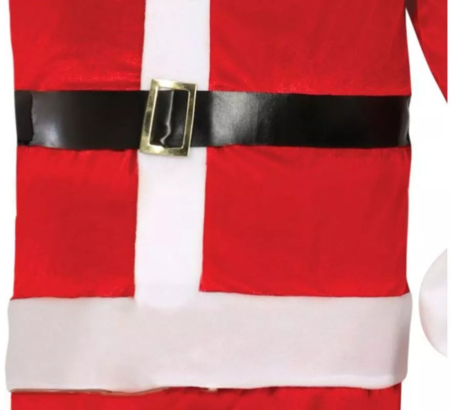 Disfraz de Papá Noel tradicional rojo para hombre