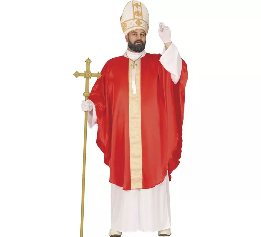 Disfraz de Papa Rojo para hombre