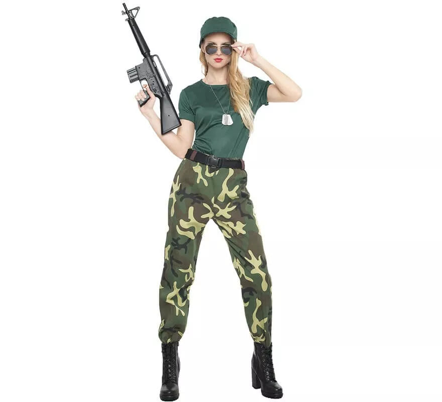 Disfraz de Paramilitar para mujer