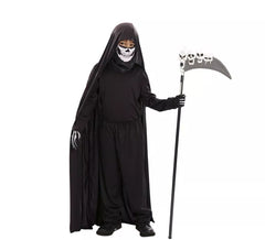 Grim Reaper Costume with Mask for Kids