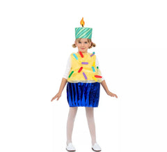 Cupcake with candle costume for girl