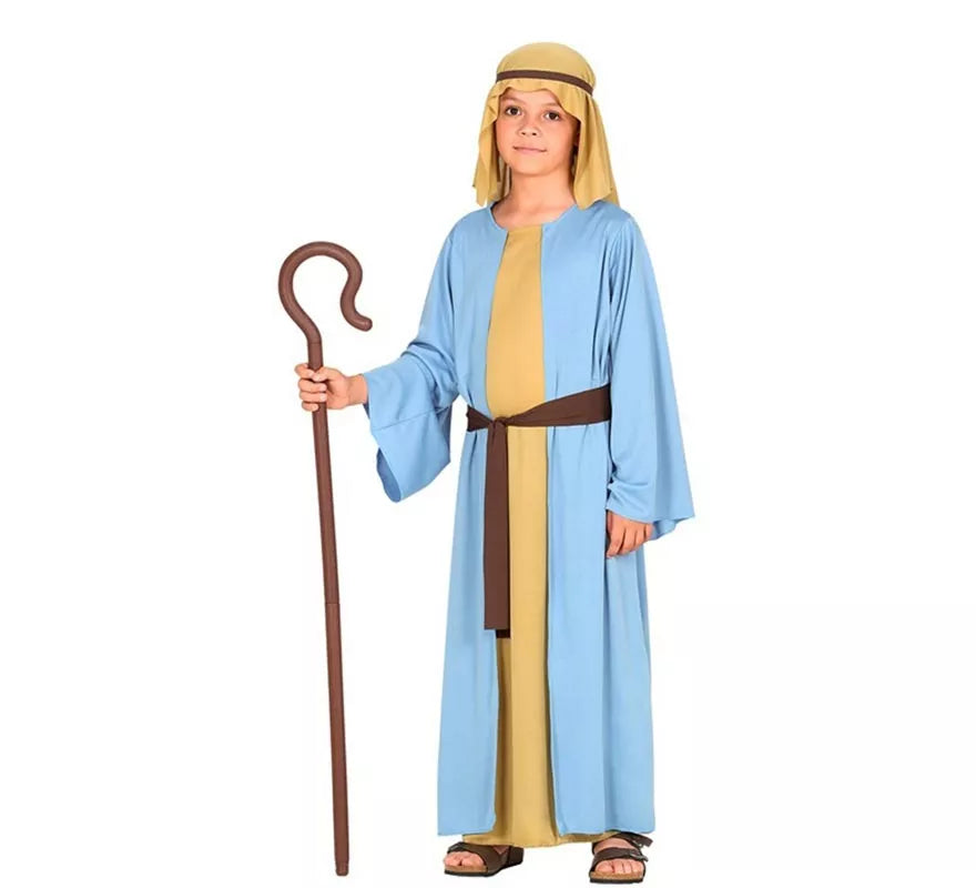 Disfraz de Pastor azul para niño