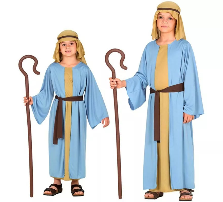 Translation missing: en.Disfraz de Pastor azul para niño