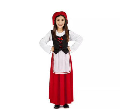 Disfraz de Pastora Aldeana para niña y bebé