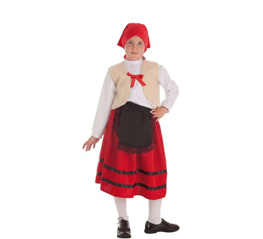Translation missing: en.Disfraz de Pastora con Chaleco para niña