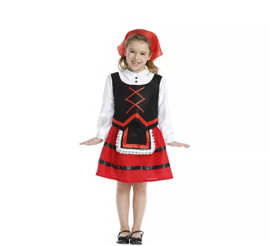 Translation missing: en.Disfraz de Pastora con Delantal para niña y bebé