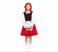 Red Shepherdess Village Girl Costume