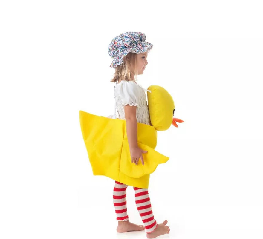 Translation missing: en.Disfraz de Patito amarillo con tirantes para niños