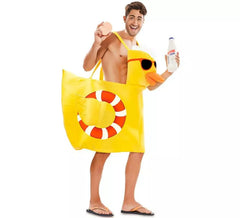 Yellow Bath Duck Costume for Adults