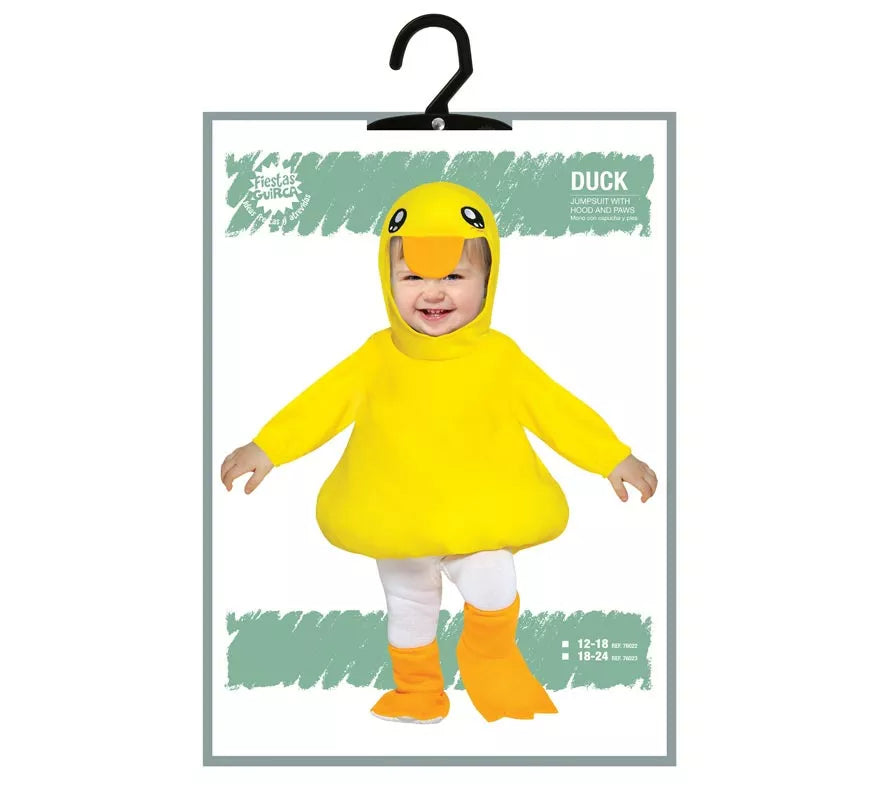 Disfraz de Pato Amarillo para bebé