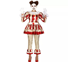 Striped Clown Costume for women