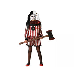 Striped Clown Costume for Girl