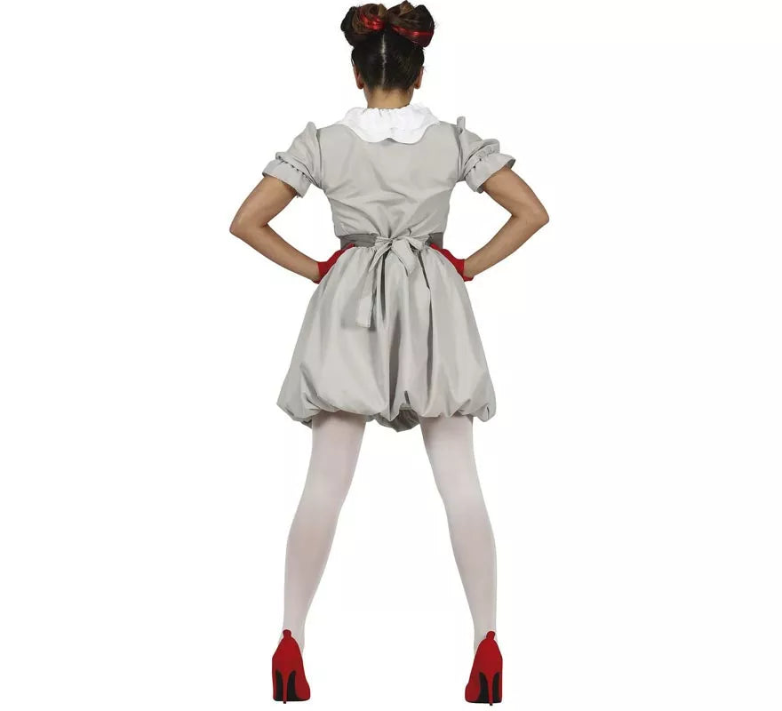 Translation missing: en.Disfraz de Payasa Blanca Demoníaca para mujer