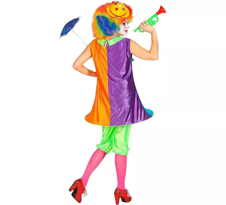 Disfraz de Payasa Colorines para mujer