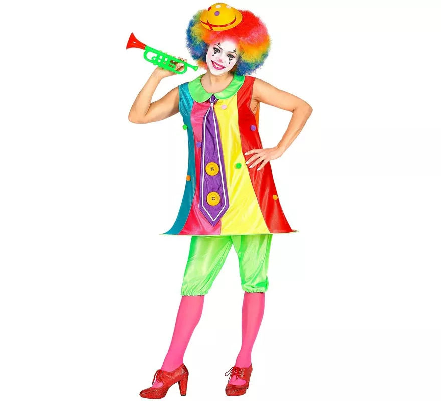 Translation missing: en.Disfraz de Payasa Colorines para mujer