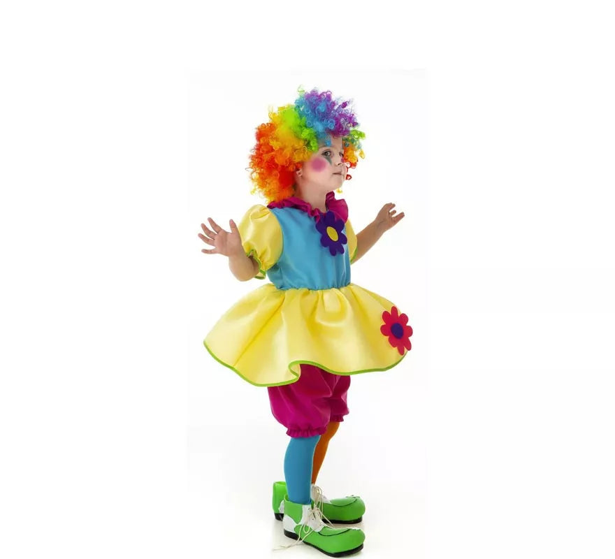 Disfraz de Payasa de Circo para niña