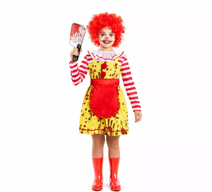 Translation missing: en.Disfraz de Payasa de Hamburguesa Sádica para niña