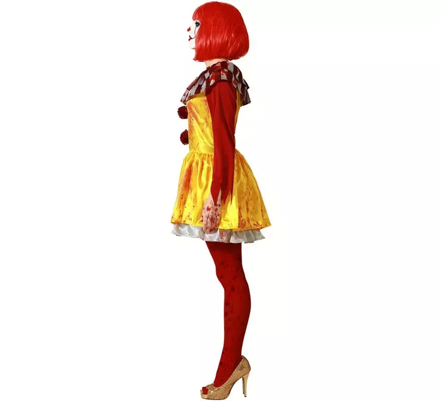 Translation missing: en.Disfraz de Payasa de Hamburguesa Sangrienta para mujer