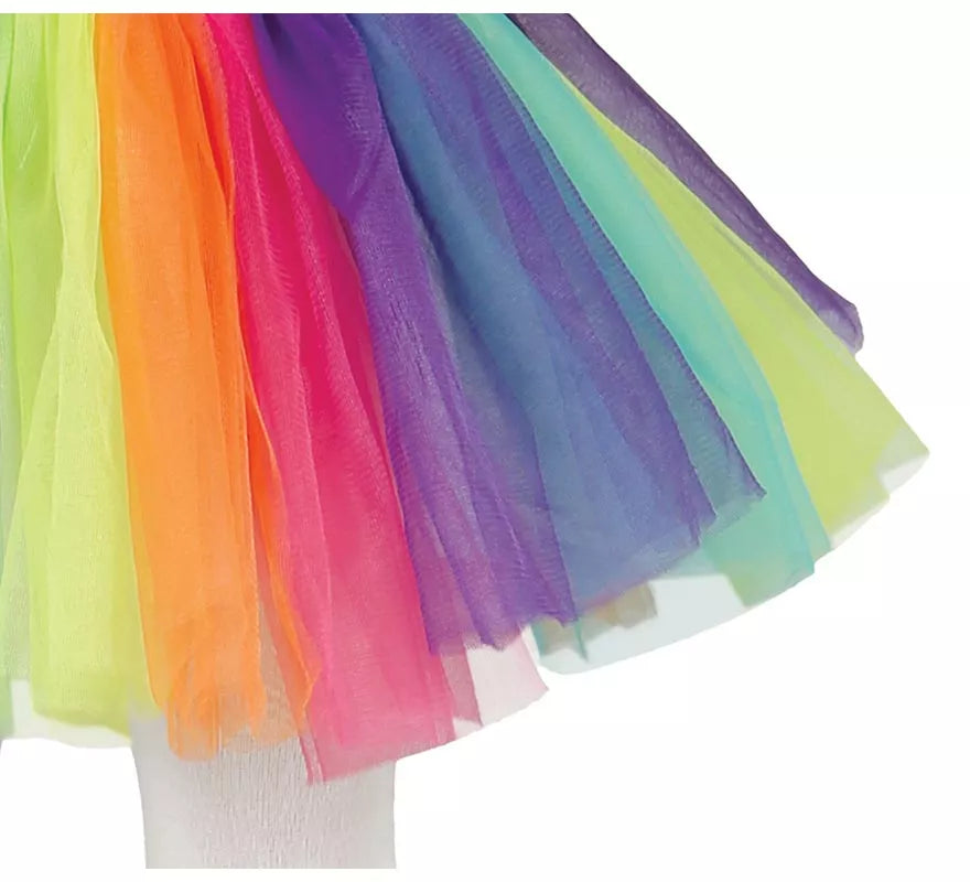 Disfraz de Payasita Arcoiris para Niñas