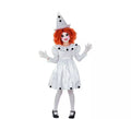 Disfraz de Payasita Pierrot para niña