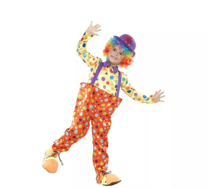 Disfraz de Payaso a lunares para niño