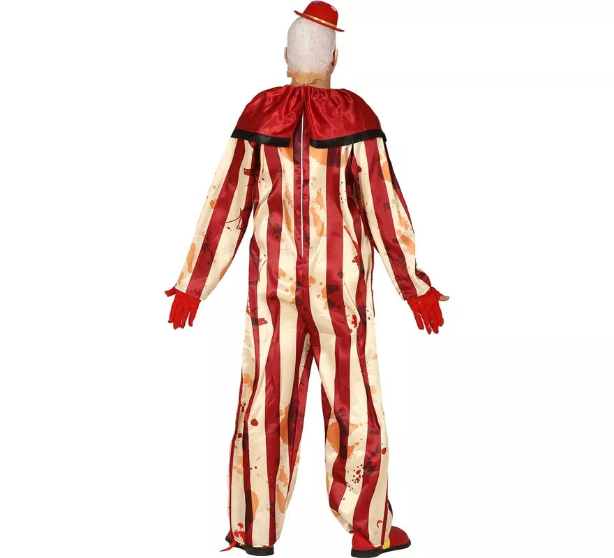 Disfraz de Payaso a Rayas para hombre