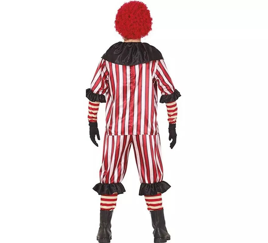 Disfraz de Payaso a Rayas para hombre