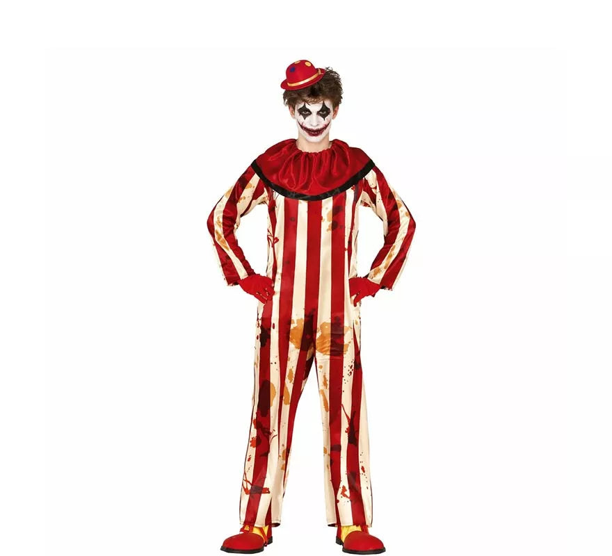 Translation missing: en.Disfraz de Payaso a Rayas para hombre