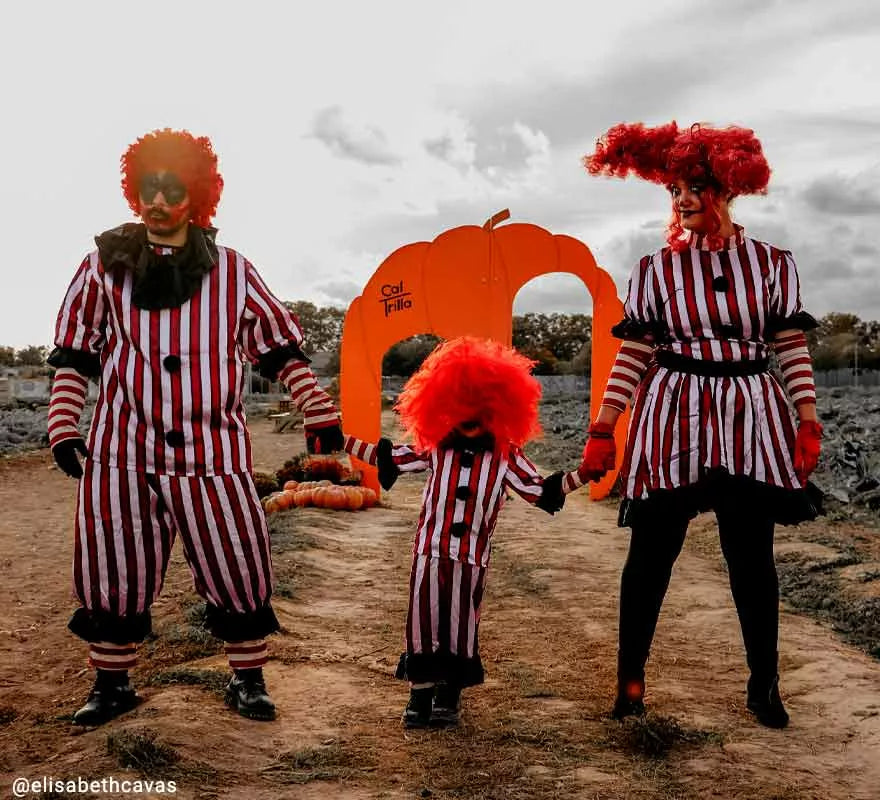 Disfraz de Payaso a Rayas para hombre
