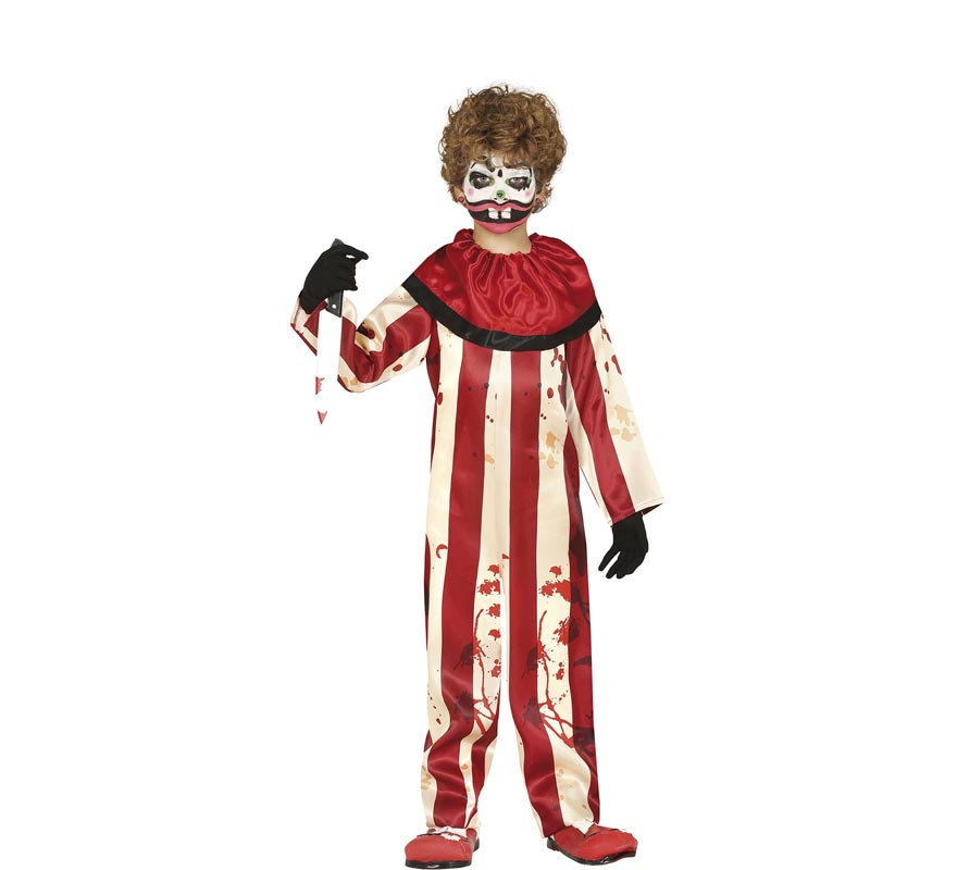 Translation missing: en.Disfraz de Payaso a Rayas para niño