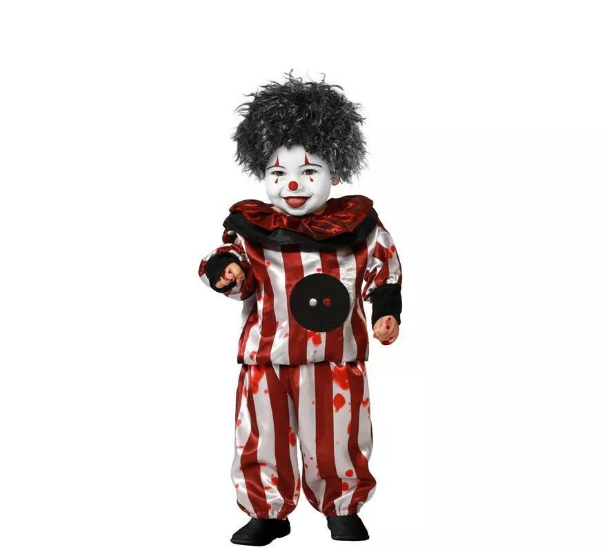Translation missing: en.Disfraz de Payaso a rayas para niño y bebé