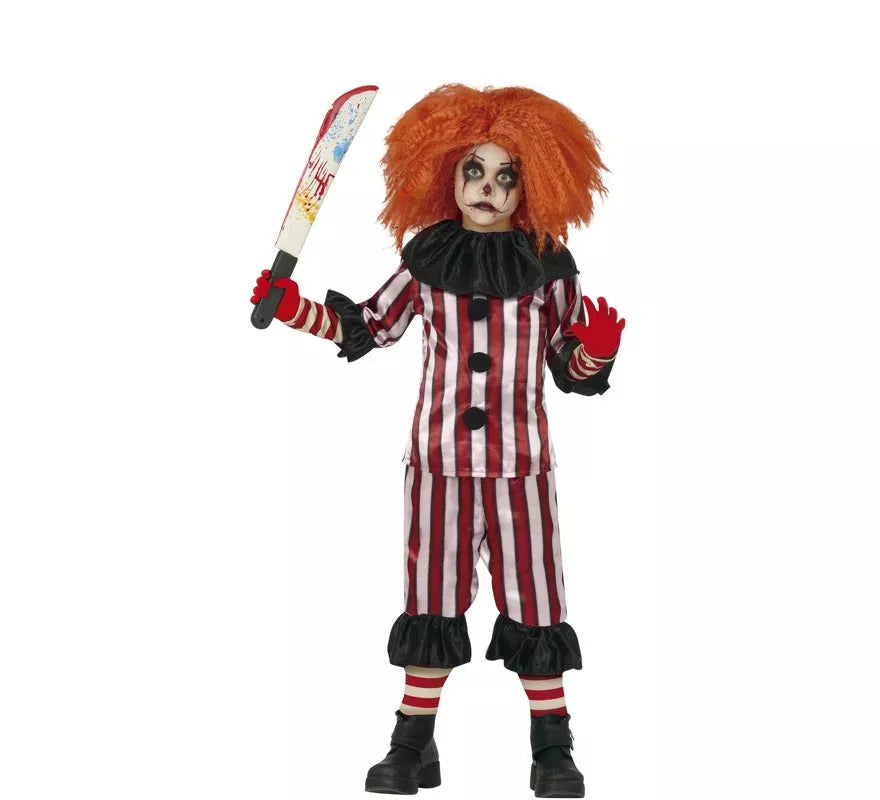 Disfraz de Payaso a Rayas para niños