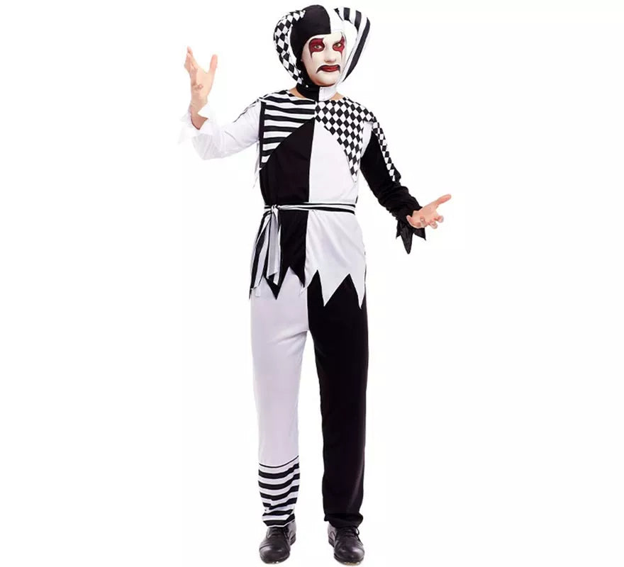 Disfraz de Payaso Arlequín para hombre
