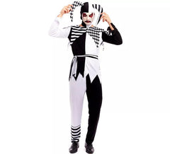 Harlequin Clown Costume for Men