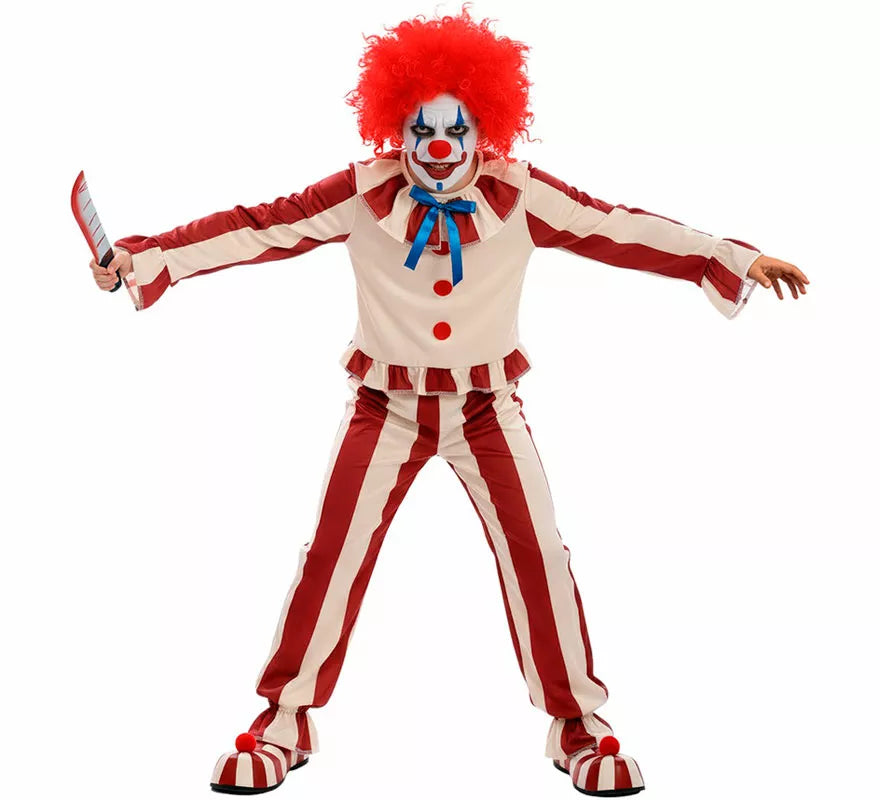 Translation missing: en.Disfraz de Payaso Asesino del Maizal para niño