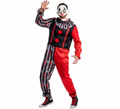 Crazy Killer Clown Costume with Mask for men
