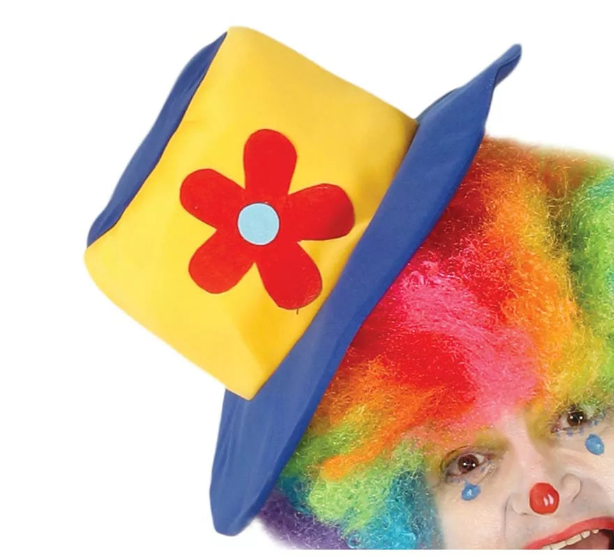 Translation missing: en.Disfraz de Payaso Azul y Amarillo para hombre