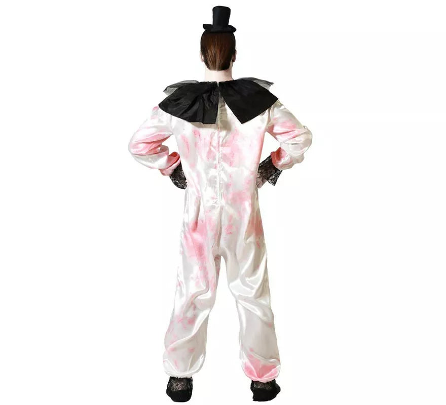 Disfraz de Payaso Blanco para hombre