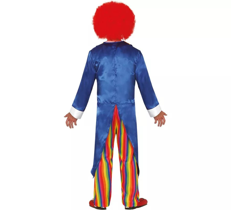 Translation missing: en.Disfraz de Payaso Chaqué Azul para hombre