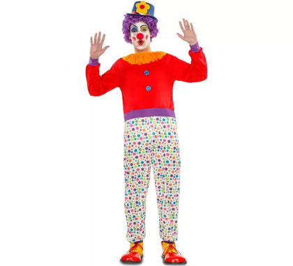 Disfraz de Payaso con Lunares para hombre