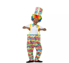 Clown Costume with Polka Dots and Stripes for children