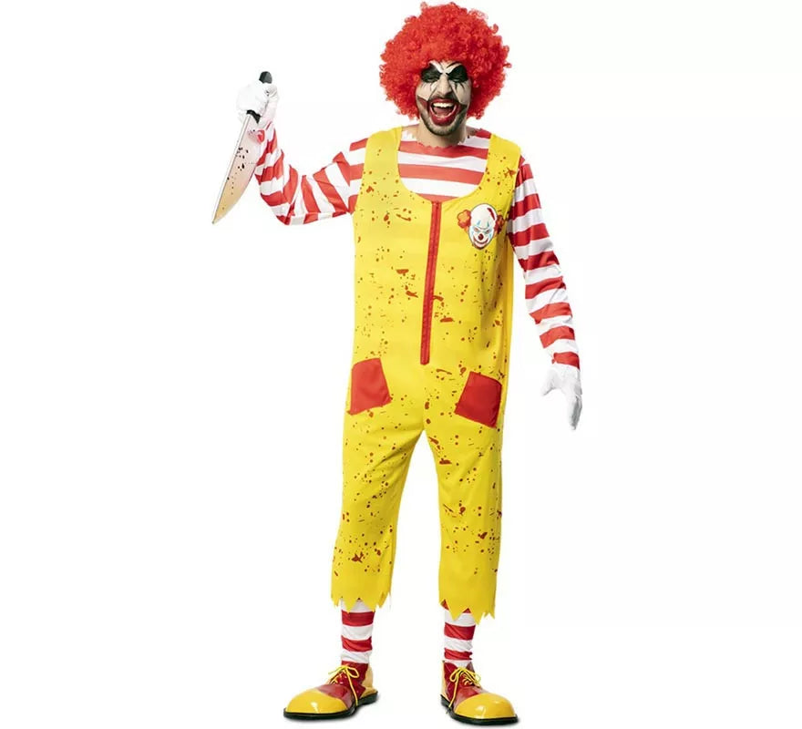 Translation missing: en.Disfraz de Payaso de Hamburguesa Asesino para hombre