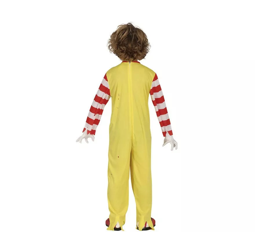 Translation missing: en.Disfraz de Payaso de Hamburguesa Asesino para niño