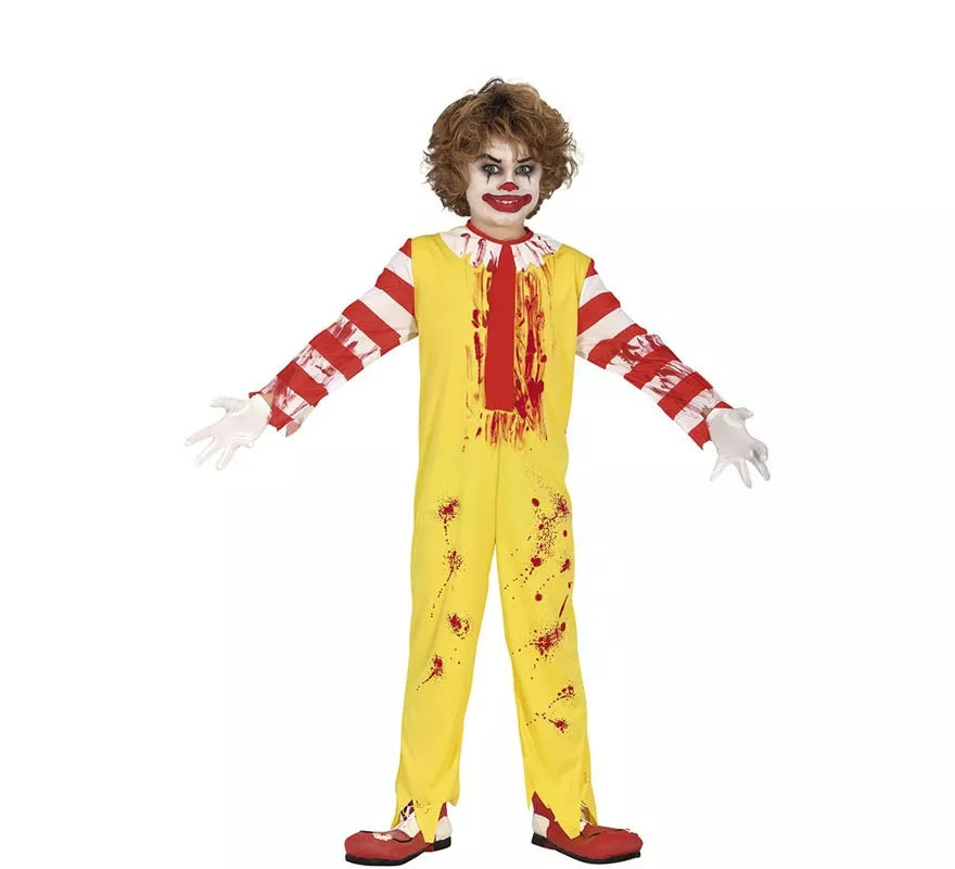 Translation missing: en.Disfraz de Payaso de Hamburguesa Asesino para niño